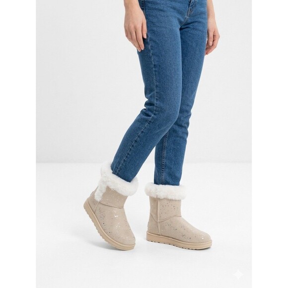 Sonoma Other - Sonoma Girls' Alainaa Faux fur Cozy Winter Boots AC2 Chestnut Sz 6 Girls / W 8